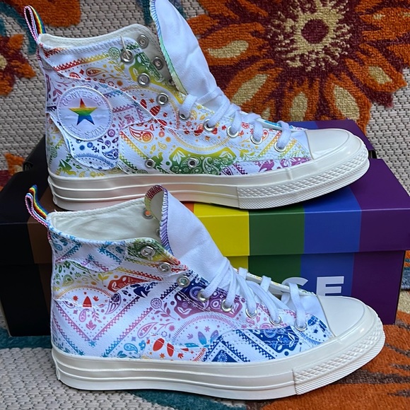 Converse A02266C All Star 
CHUCK Taylor 70 HI
WHITE/UNIVERSITY RED Men’ sneakers - Picture 2 of 16